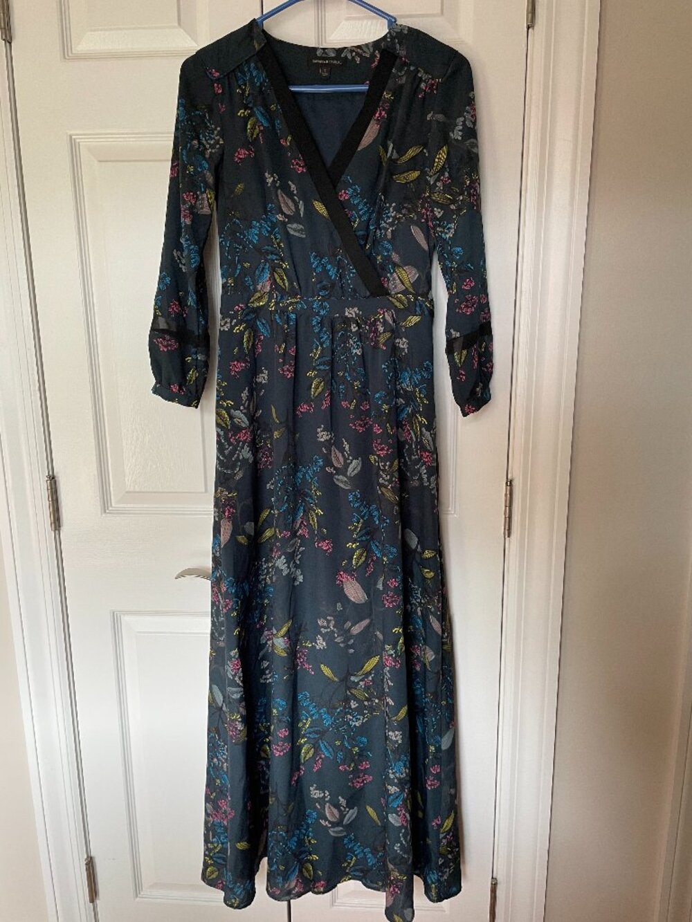 Banana Republic Leaf Patterned Dress, Size 0
